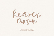 Heaven Moon Cyrillic font, a Handwritten Font by supfonts (Thumbnail 1 of 9)