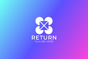 4 Circle and Box Arrow Center Logo, a Branding & Logo Template by Signatoro (Thumbnail 4 of 4)