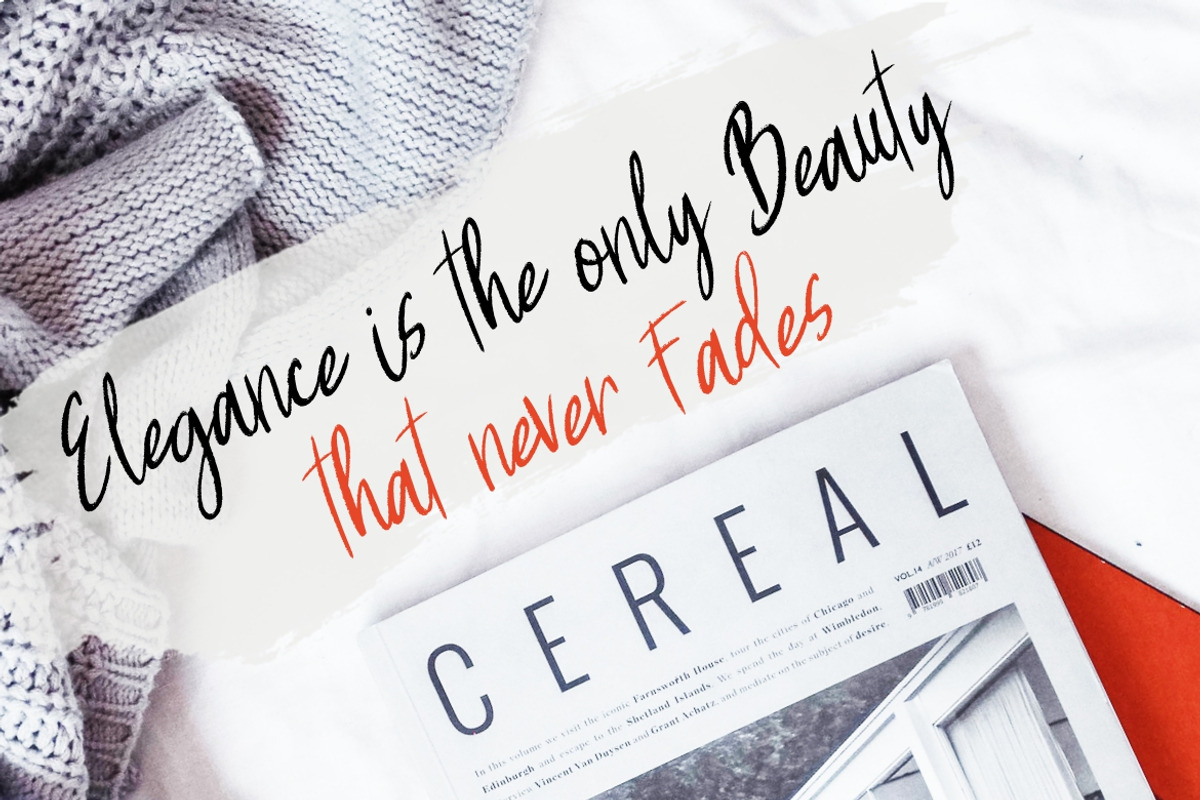 Dastend Signature Advertisement Font preview 5