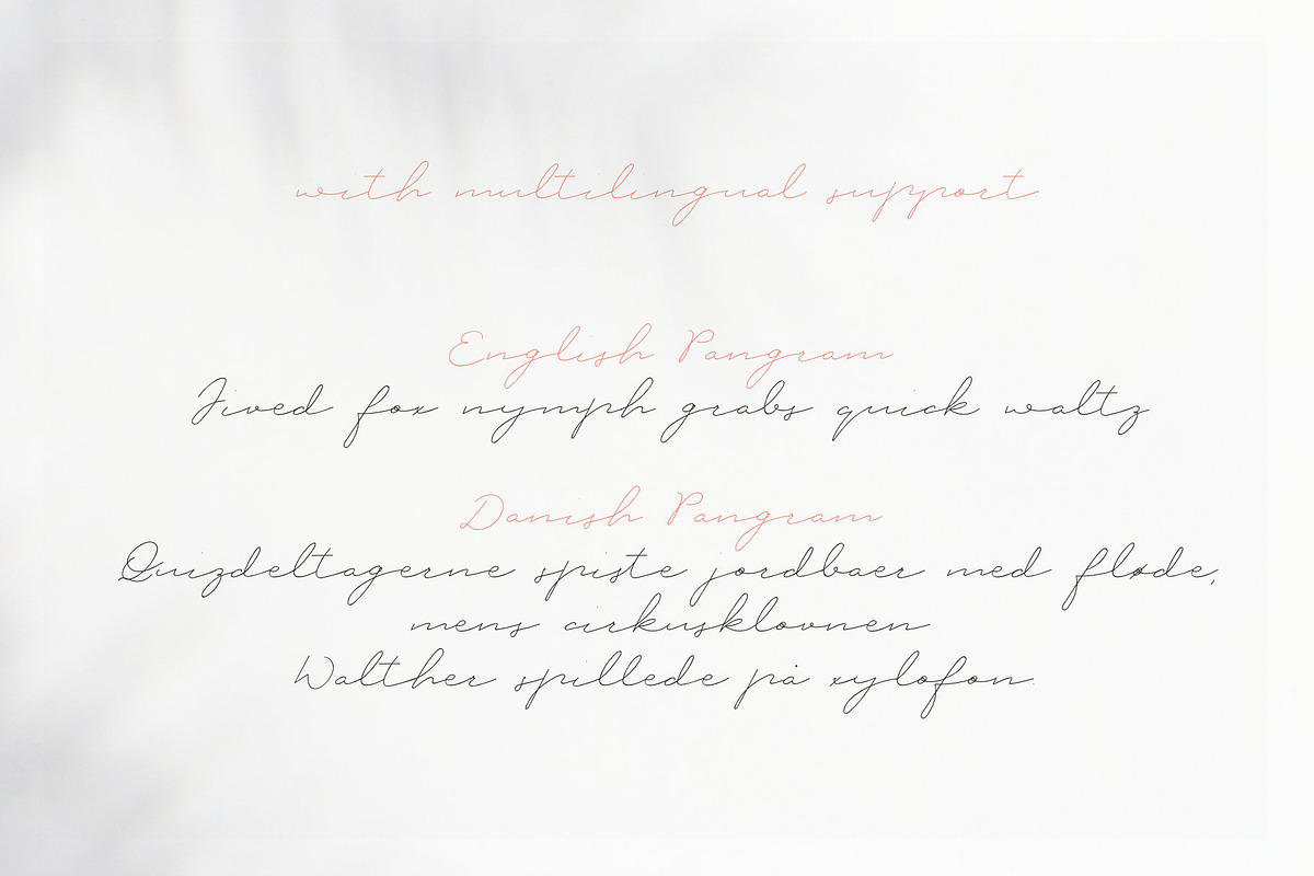 Signature Greek font petit nuage preview 8
