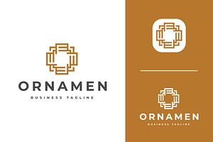 Ornamen - Letter O Logo