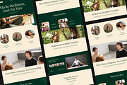 Figma Wellness Coaching Landing Page, a Landing Page Template by Musara (Thumbnail 3 of 5)