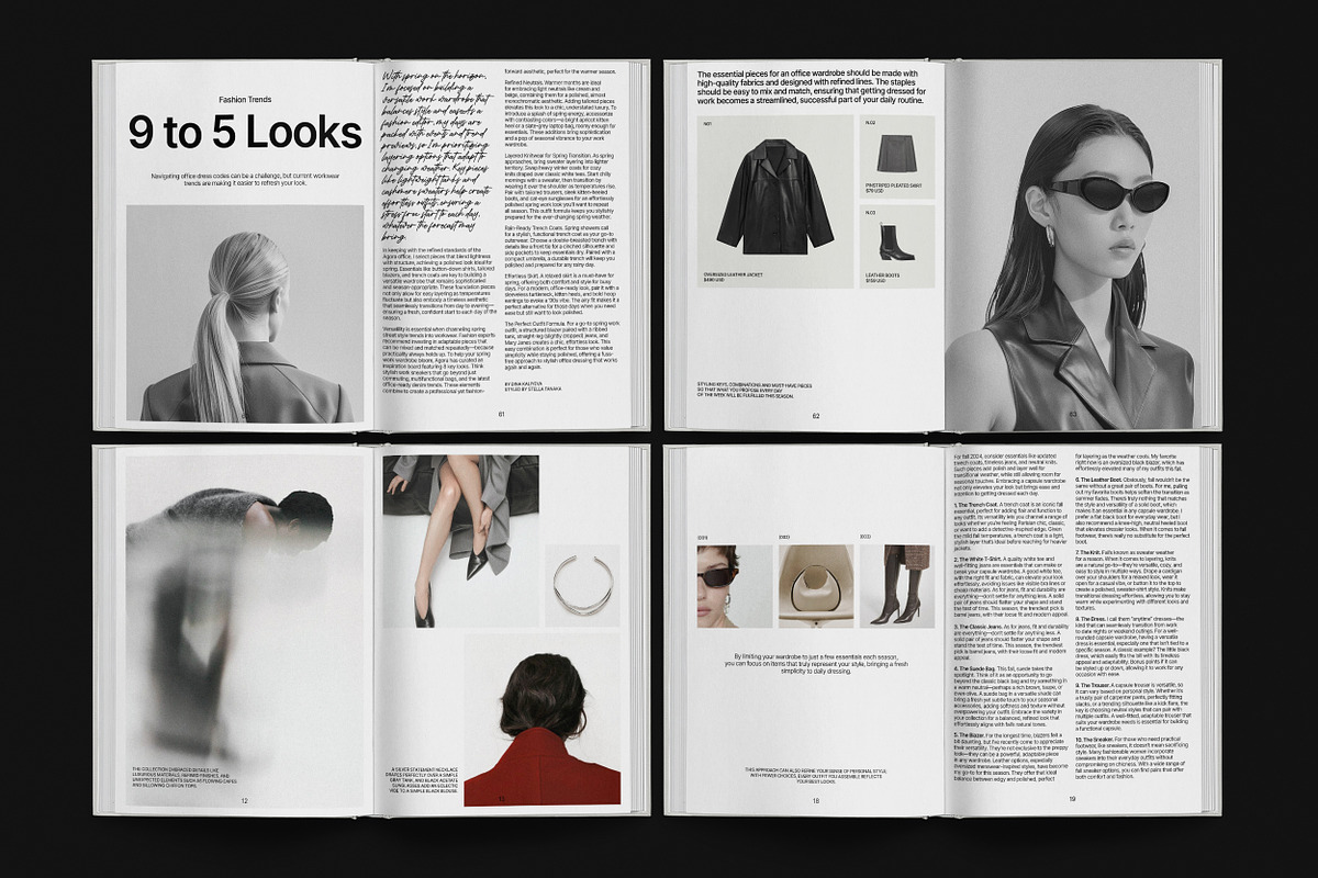 QUINN / Portfolio Magazine Template, a Brochure Template by Studio Dara (Photo 11 of 18)