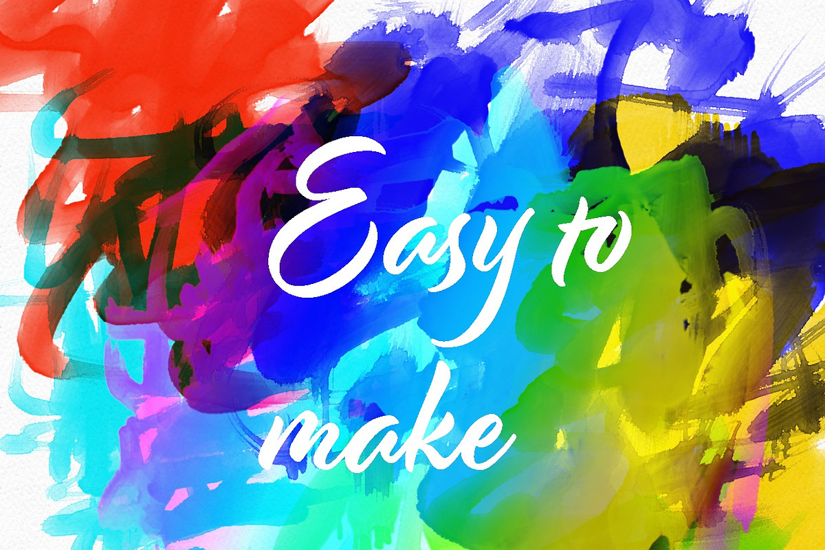 Water color Awesome Brush Set-1 preview 8