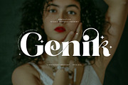 Genik Elegant Ligature Serif Font, a Serif Font by Perfectype (Thumbnail 1 of 8)
