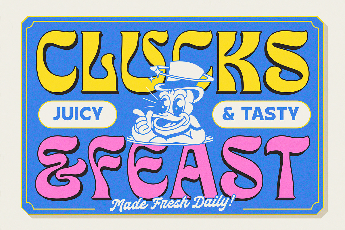 TNSC Briets - Psychedelic Font, a Serif Font by The Native Saint Club (Photo 13 of 15)