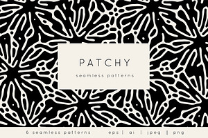 Patchy Seamless Patterns Set