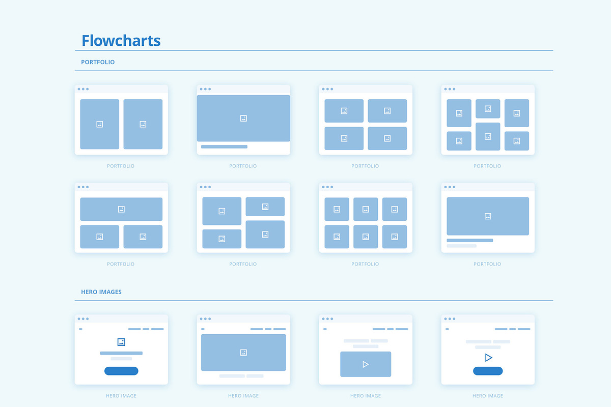 WowFlow1 - Web Flowcharts, a Wireframe Template by UI Kitchen (Photo 7 of 9)