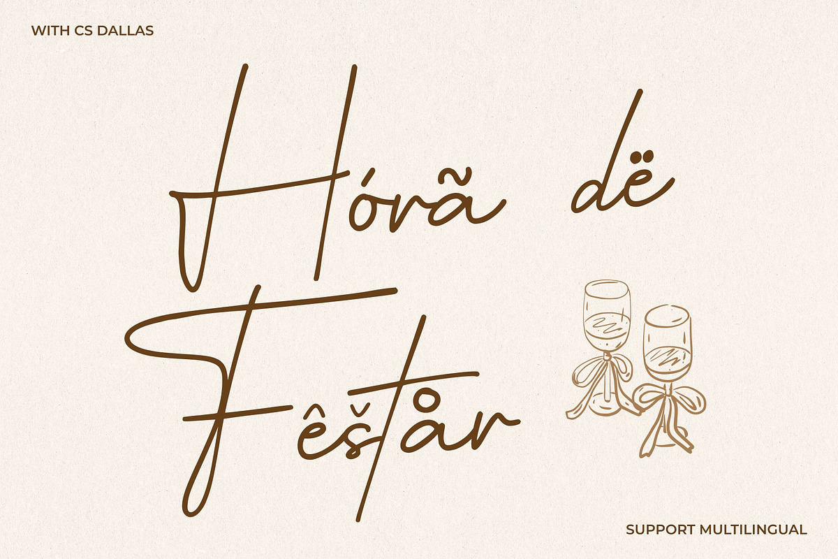 CS Dallas – Signature Font, a Script Font by Craft Supply Co. (Photo 7 of 8)
