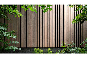 Wooden facade with vertical slats, an Architecture Photo by Lermont51