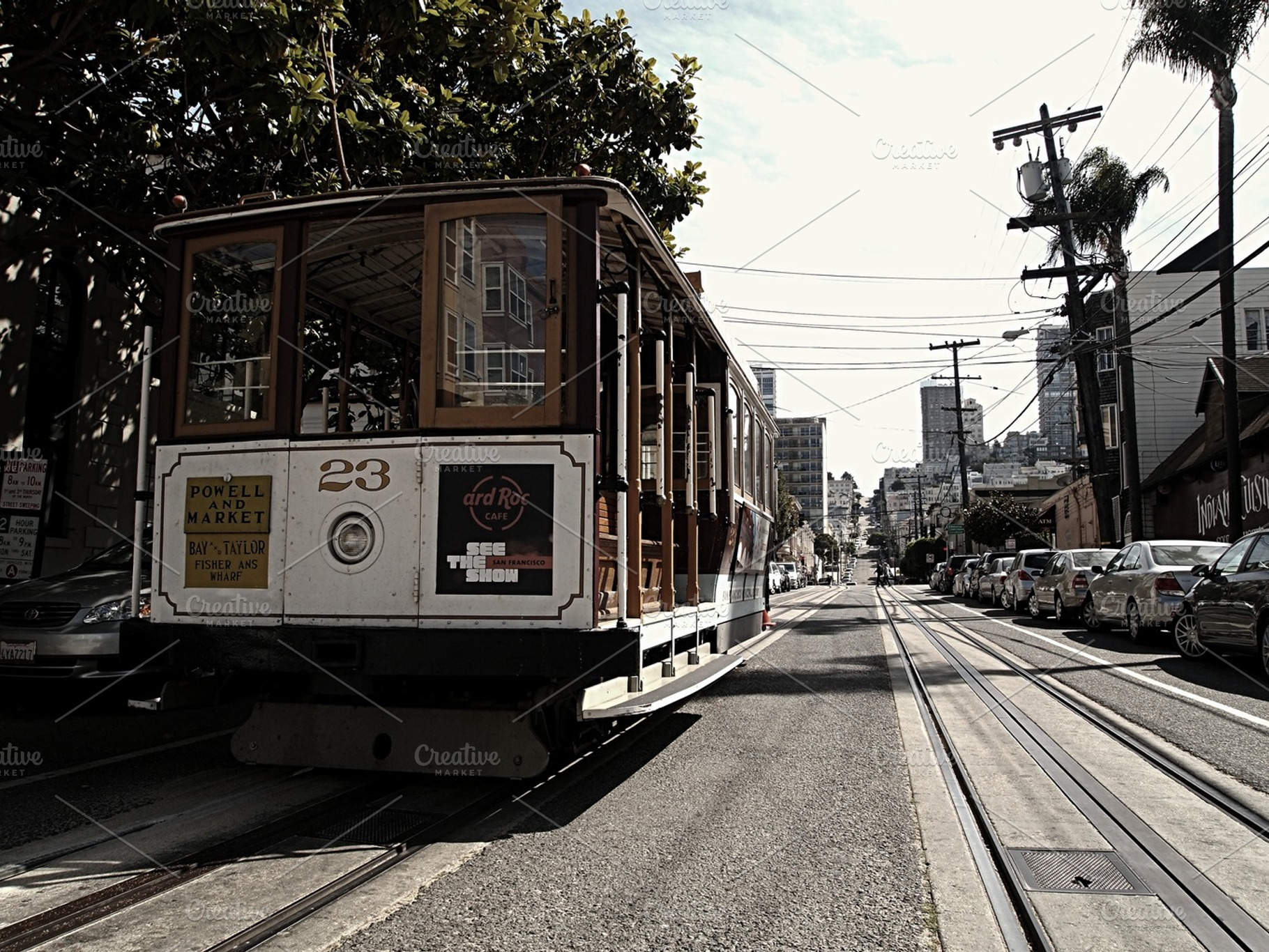 Cable Car In San Francisco