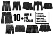 Pants Streetwear Mockup Pack, a Bottom Mockup by NYCTHOPILIA STUDIO (Thumbnail 3 of 8)