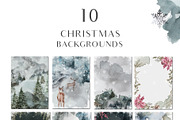 SALE! Christmas Holiday Watercolor, a Seasonal Illustration by Grace Noboa Illustrations (Thumbnail 8 of 9)