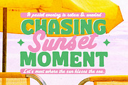 Travel Melted Retro Font Duo, a Script Font by Letterhend Studio (Thumbnail 2 of 9)