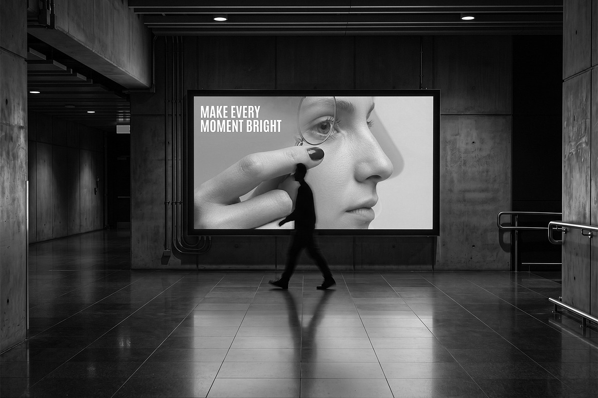 Indoor Digital Screen Mockup, an Advertising Mockup by graphypix (Photo 3 of 4)