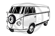 Hippie van, a Graphic by mesblanc (Thumbnail 3 of 4)