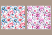 Seamless Pastel Floral Pattern, a Background Graphic by HoneyBunnyDigital (Thumbnail 6 of 7)
