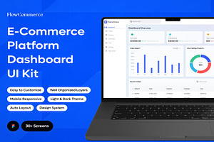 FlowCommerce Dashboard UI Kit, an UI Kit Template by Creative Perspective