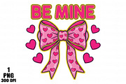Be Mine Valentines Day Coquette Bow, an Illustration by Daily.Designs (Thumbnail 1 of 5)