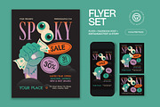 Spooky Sale Flyer, a Flyer Template by graphicook (Thumbnail 1 of 3)