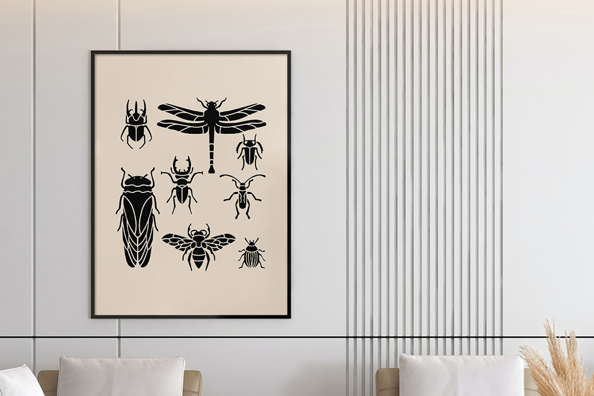 Insects Linocut Clipart, an Illustration by ClayStudio (Photo 5 of 7)
