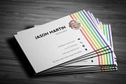 Creative Colorful Business Card, a Business Card Template by bouncy (Thumbnail 3 of 4)
