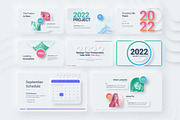 Neumorphic Style 2021 Powerpoint, a Presentation Template by Brandearth RRGraph (Thumbnail 14 of 30)