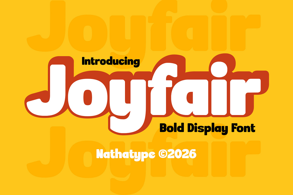 Joyfair, a Symbol Font by Nathatype (Photo 1 of 11)