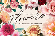 183+ Flowers & Elements Collection, an Illustration by AN Productions (Thumbnail 1 of 17)