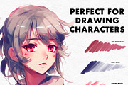 Painterly Procreate Brush Bundle, a Brush Add-On by Nuclear Brushes (Thumbnail 3 of 10)