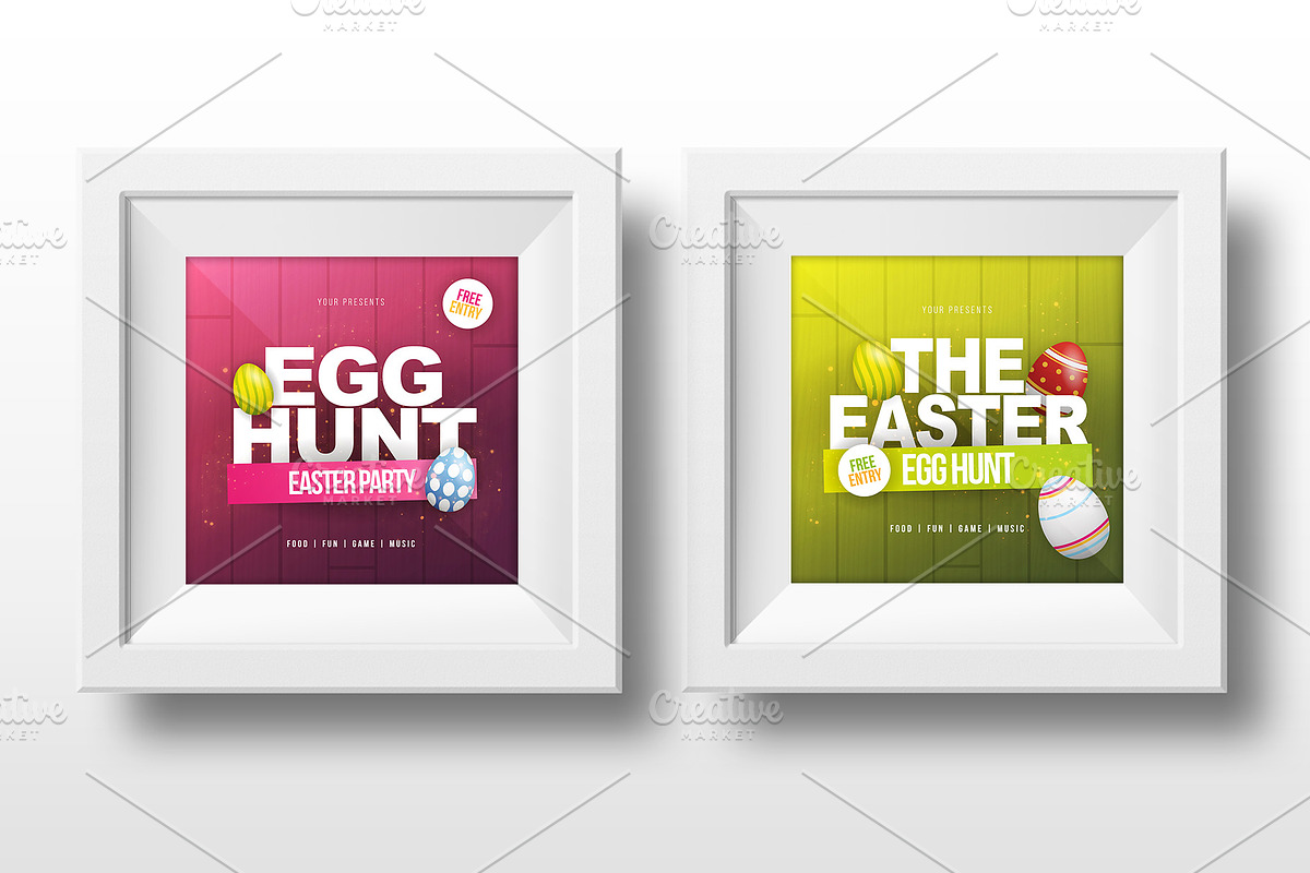 Easter Egg Hunt Social Media Banners, a Social Media Template by Leo Edition (Photo 3 of 4)