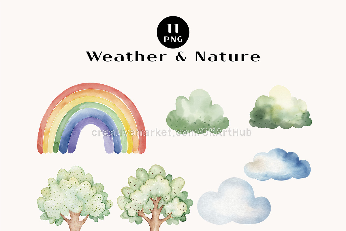 Watercolor Back to School Bundle, an Education Illustration by OKArtHub (Photo 4 of 6)
