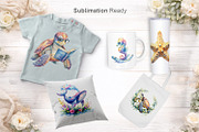 Boho Ocean Nursery Sublimation, an Illustration by Artnoy (Thumbnail 6 of 8)