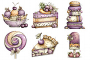 Whimsical Summer Sweet Treats Clipar, an Illustration by Daily.Designs (Thumbnail 4 of 8)