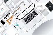 Header Mock Up Creator, a Cups & Container Mockup by Leschinger.cz (Thumbnail 2 of 3)