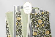 Arts & Crafts Floral Pattern Navy, a Pattern Graphic by Eclectic Anthology (Thumbnail 3 of 10)