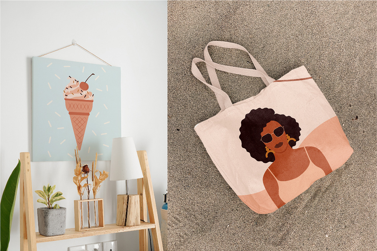 Beach Vibes | Summer сollection, a Decorative Illustration by katieromanoff_art (Photo 10 of 12)