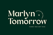 Marlyn Tomorrow Luxury Minimal Serif, a Serif Font by WhymoreArt (Thumbnail 1 of 11)