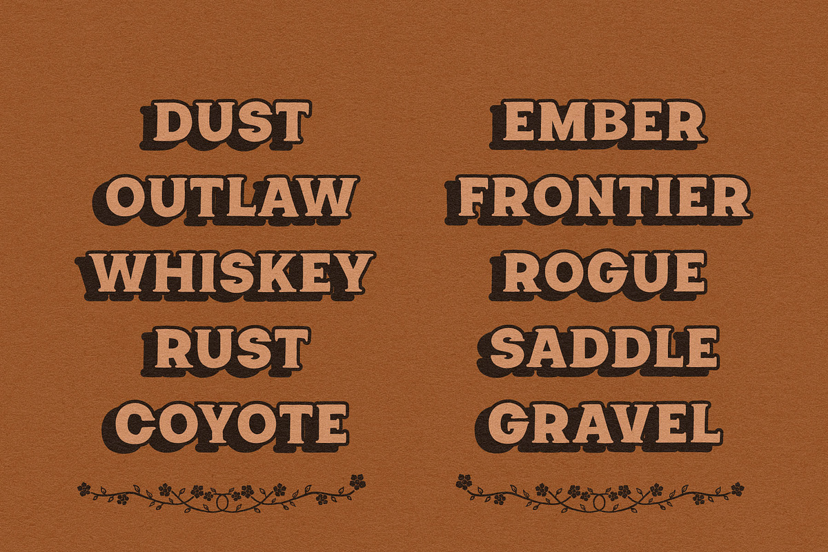 Badlands - A Rugged, Hand-drawn Font, a Serif Font by Eric Pond Designs (Photo 4 of 6)