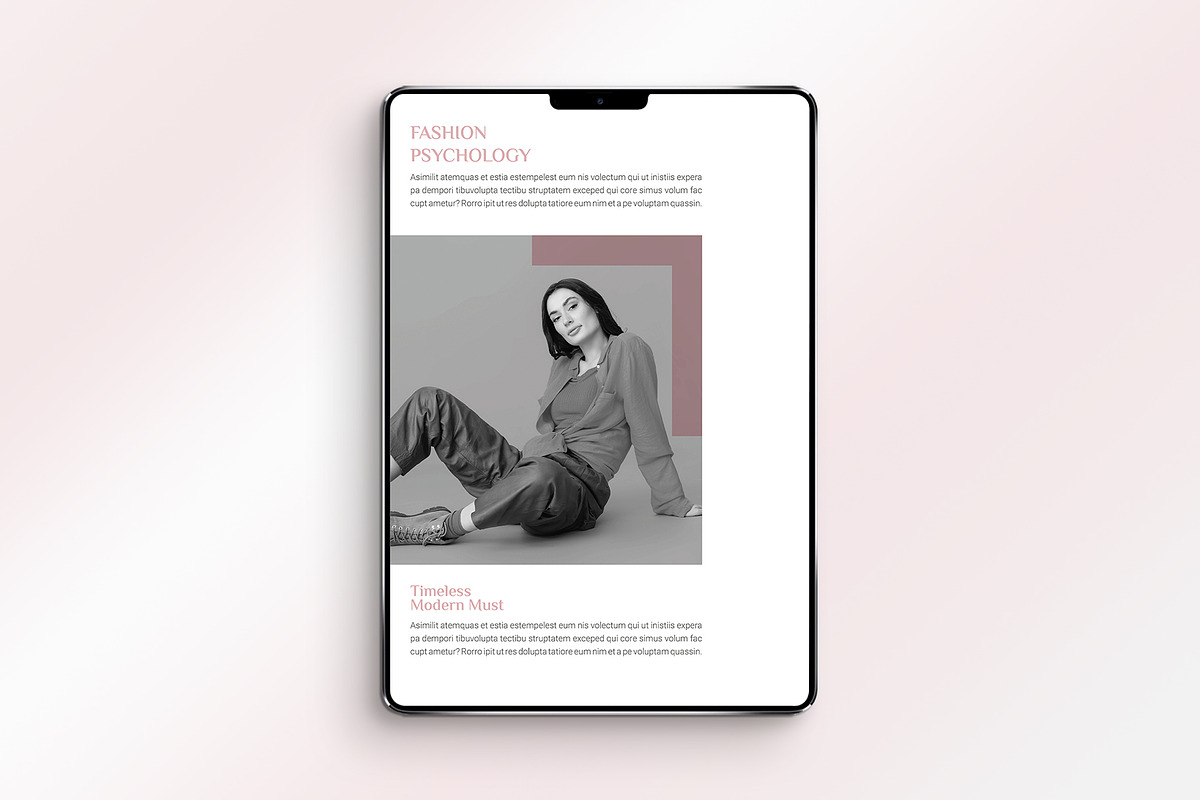 Modern Fashion Magazine, a Magazine Template by graphypix (Photo 3 of 9)
