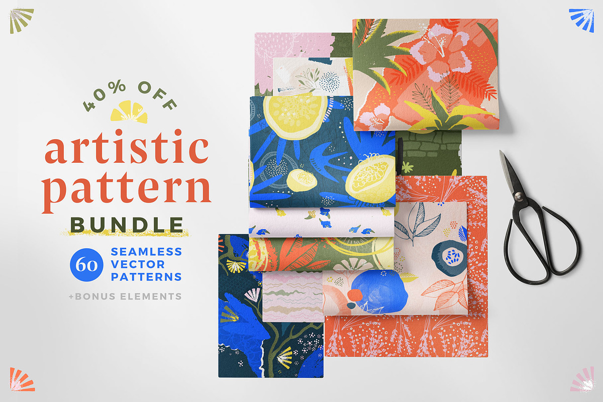 40% off: Artistic Pattern Bundle, a Pattern Graphic by Anugraha Design (Photo 1 of 14)