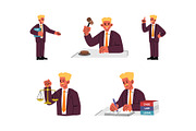 Character Lawyer Man Vol 2 Doodle, a Work Illustration by SLAB! Design (Thumbnail 2 of 3)