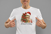 Book Lover Christmas PNG, an Illustration by Daily.Designs (Thumbnail 2 of 5)