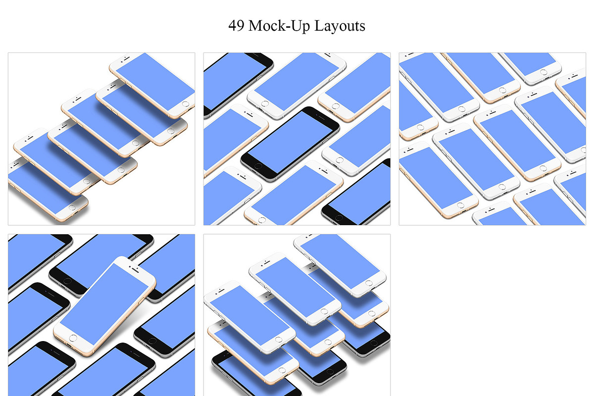 ALL 3D iPHONE MOCK-UP BUNDLE VOL-8, an iPhone Mockup by Graphicsworld125 (Photo 3 of 22)