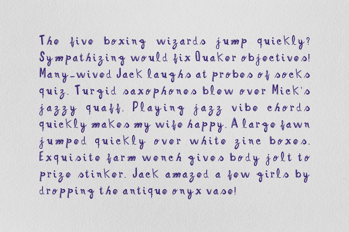 Funlet Typeface preview 5