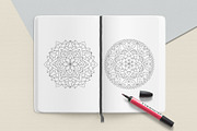 Sacred Geometry Mandala Coloring Boo, a Graphic by MISTstudioDesign (Thumbnail 4 of 8)