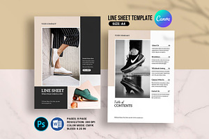 Wholesale Product Line sheet, a Flyer Template by retrographix