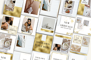 White and Gold Instagram Template, a Social Media Template by Innova Studio (Thumbnail 3 of 10)
