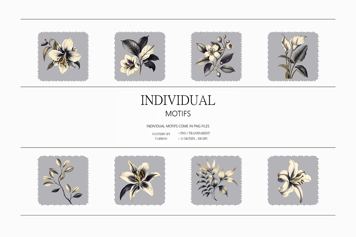 Maruvé Luxury Prints & Motifs, a Pattern Graphic by YARROO (Photo 7 of 10)