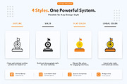 Strategic Planning Dashboard Icons, an Outline Icon by vexper (Thumbnail 4 of 10)